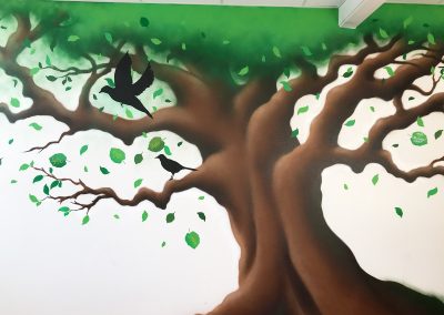 life tree mural