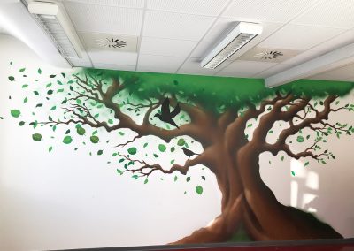 life tree mural