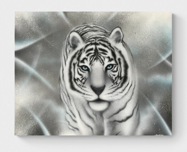 Tiger maleri af graffiti kunstner becomeone