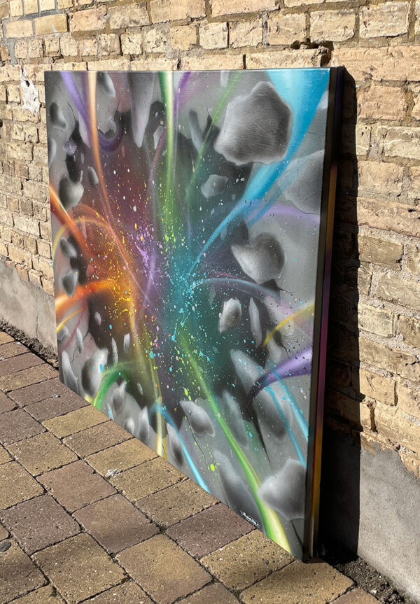 Abstrakt graffiti maleri