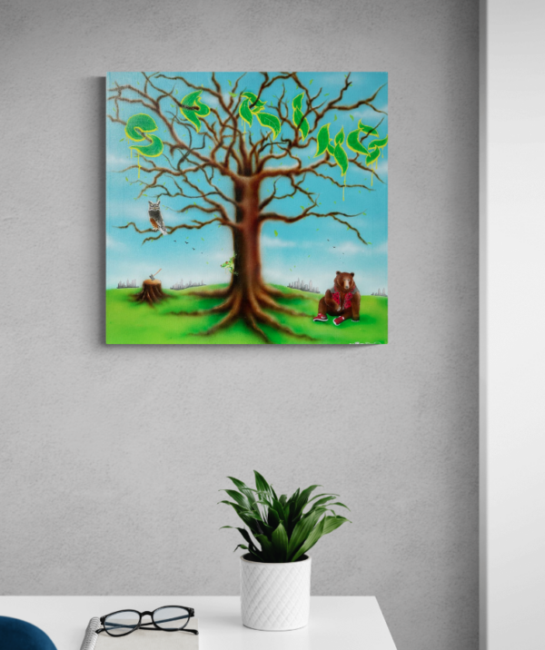 spring painting graffiti art