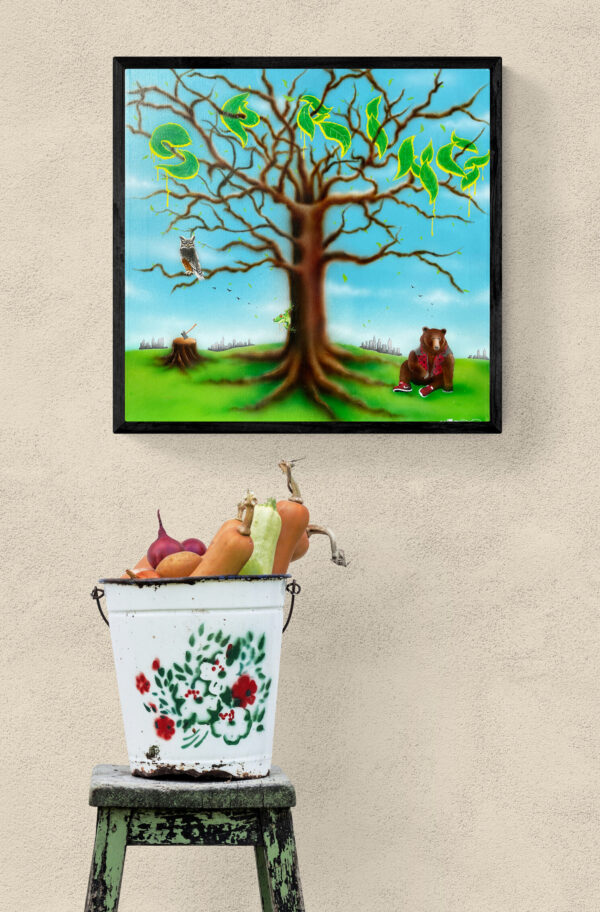 spring painting graffiti art